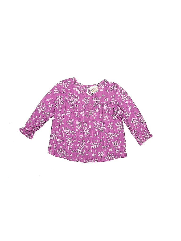 Jumping Beans Purple 3/4 Sleeve Blouse 9-12 MO / 12 MO - photo 1