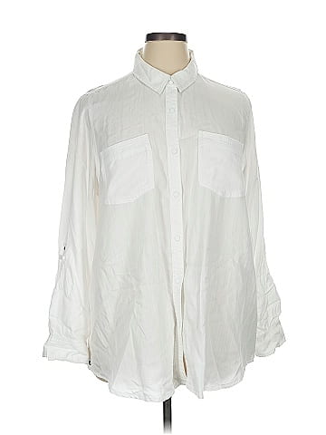 Intro 3/4 Sleeve Button-Down Shirt (view 1)