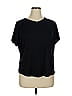 Tek Gear 100% Polyester Black Short Sleeve T-Shirt Size 1X - photo 1