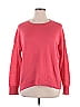 Ann Taylor LOFT Solid Pink Pullover Sweater Size XL - photo 1