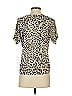 Chaser Animal Print Tan Short Sleeve T-Shirt Size S - photo 2