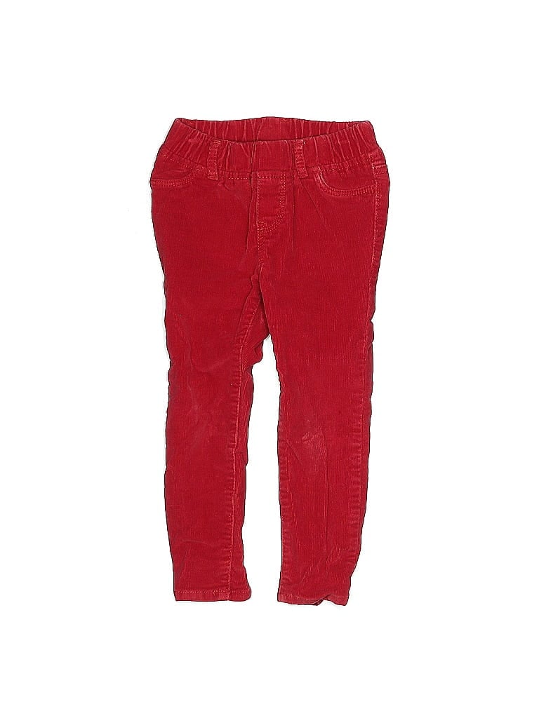 Baby Gap Solid Red Casual Pants Size 3 - photo 1