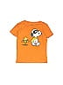 Peanuts Orange Short Sleeve Top Size 4T - photo 1