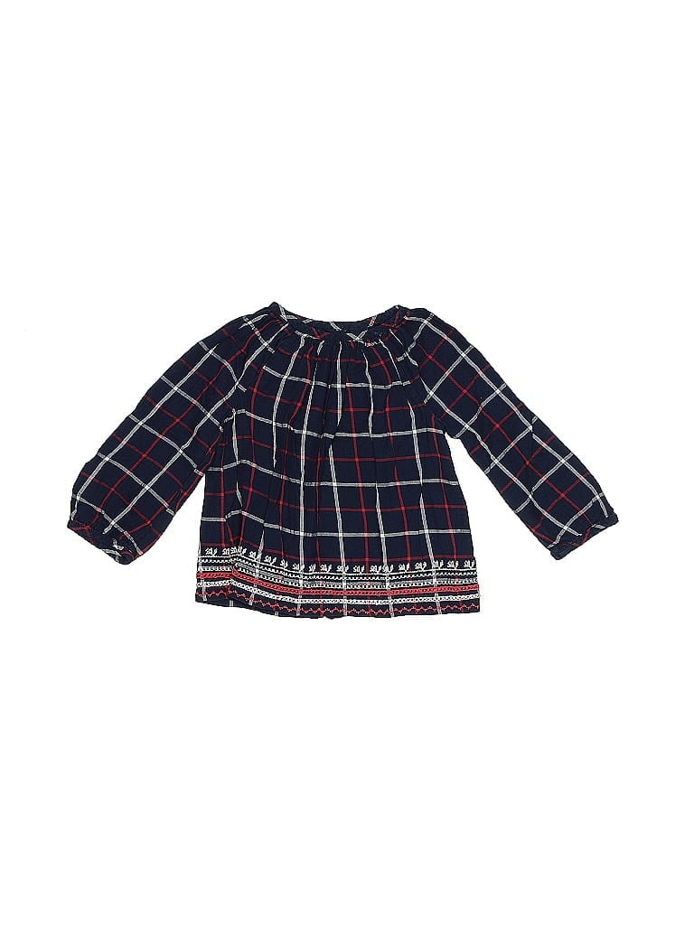 Baby Gap 100% Cotton Blue 3/4 Sleeve Blouse Size 3 - photo 1