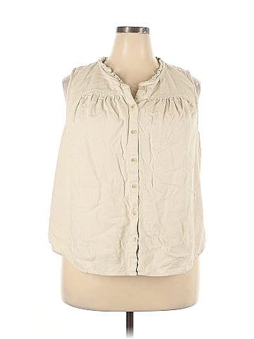 Sonoma Goods for Life Sleeveless Button-Down Shirt (view 1)