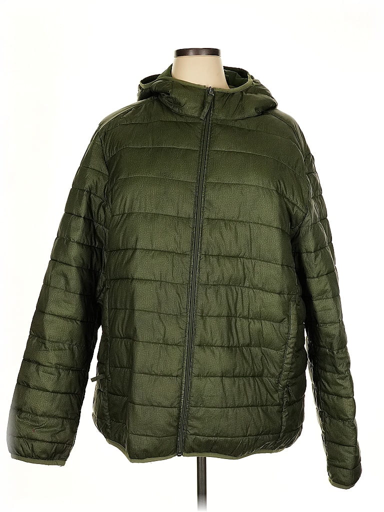 Amazon Essentials 100% Polyester Solid Green Jacket Size XXL - photo 1
