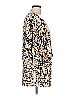 Veronica M. Print Orange Casual Dress Size L - photo 4