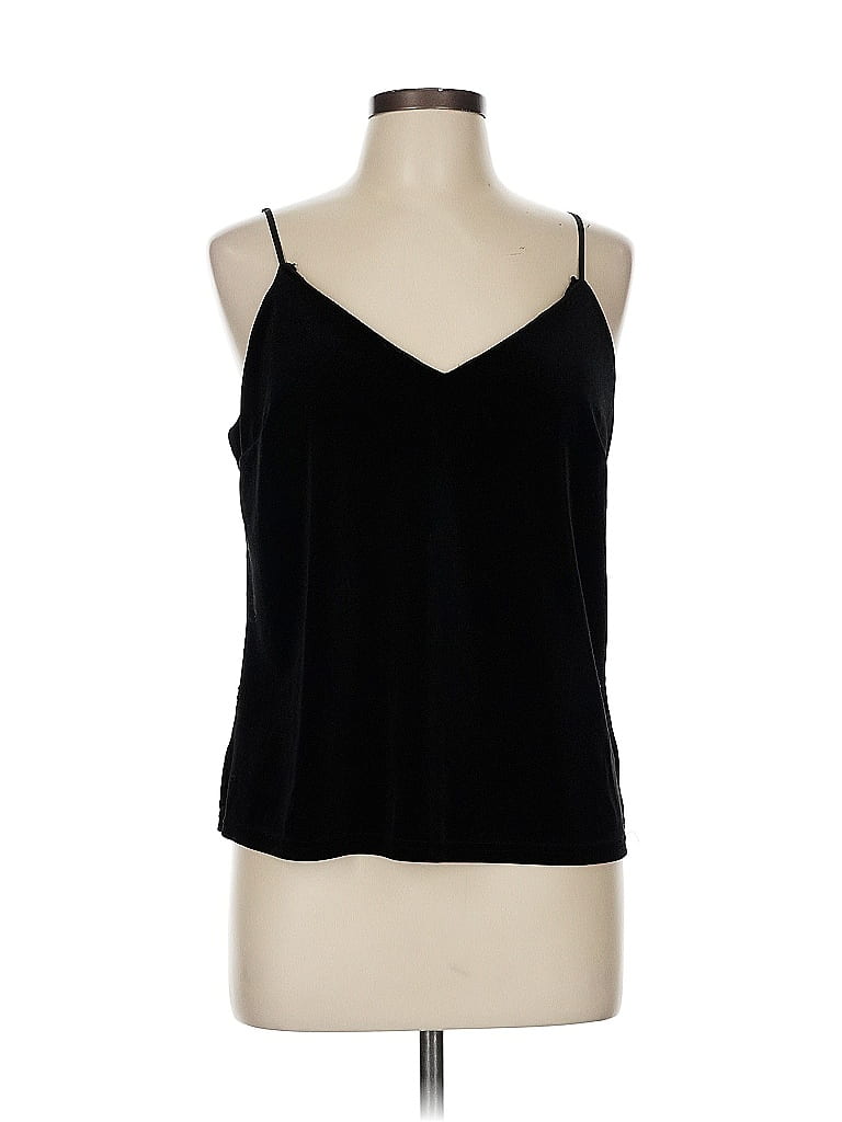 Pre-owned A New Day Sleeveless Top Black Halter Neckline Tops