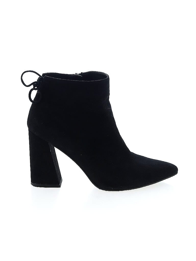 Stuart Weitzman Black Ankle Boots Size 9 1/2 (wide) - photo 1