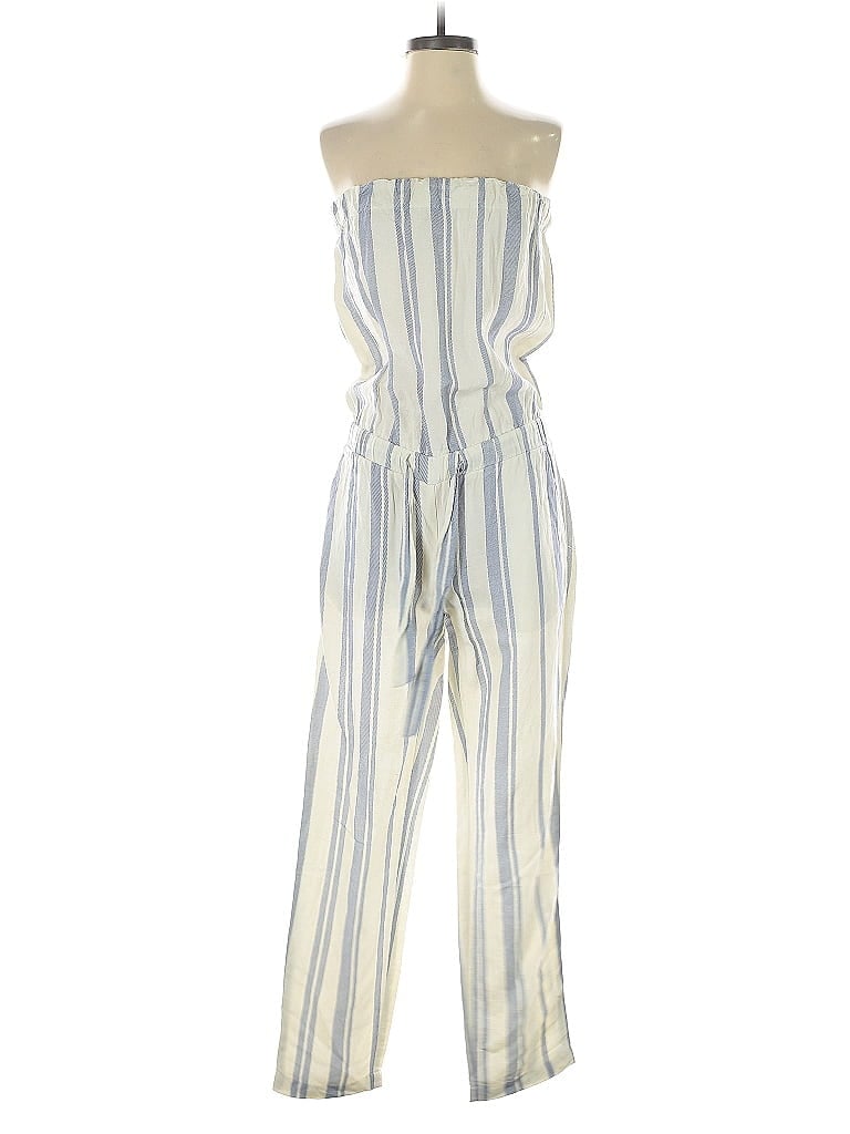 Pre-owned Ann Taylor Loft Jumpsuit In Blue