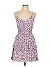 Zaful 100% Rayon Hearts Purple Cocktail Dress Size L - photo 1