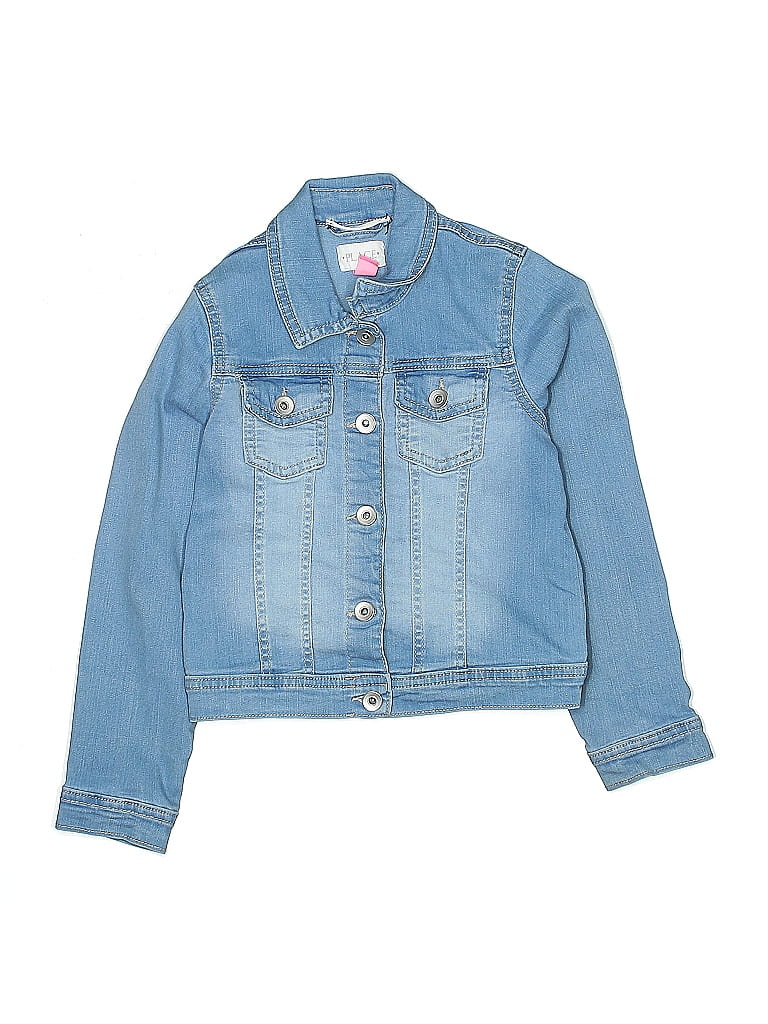 The Children's Place Blue Denim Jacket Size 7 (big kids) - photo 1