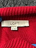 Ann Taylor LOFT Red Turtleneck Sweater Size XL - photo 6