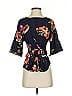 West Kei Black 3/4 Sleeve Blouse Size XS - photo 1