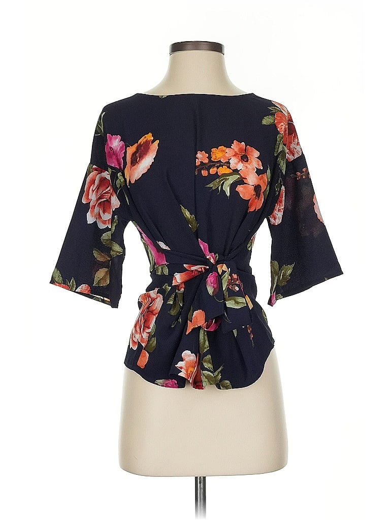 West Kei Black 3/4 Sleeve Blouse Size XS - photo 1