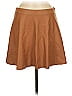 Joie Solid Tan Faux Leather Skirt Size M - photo 1