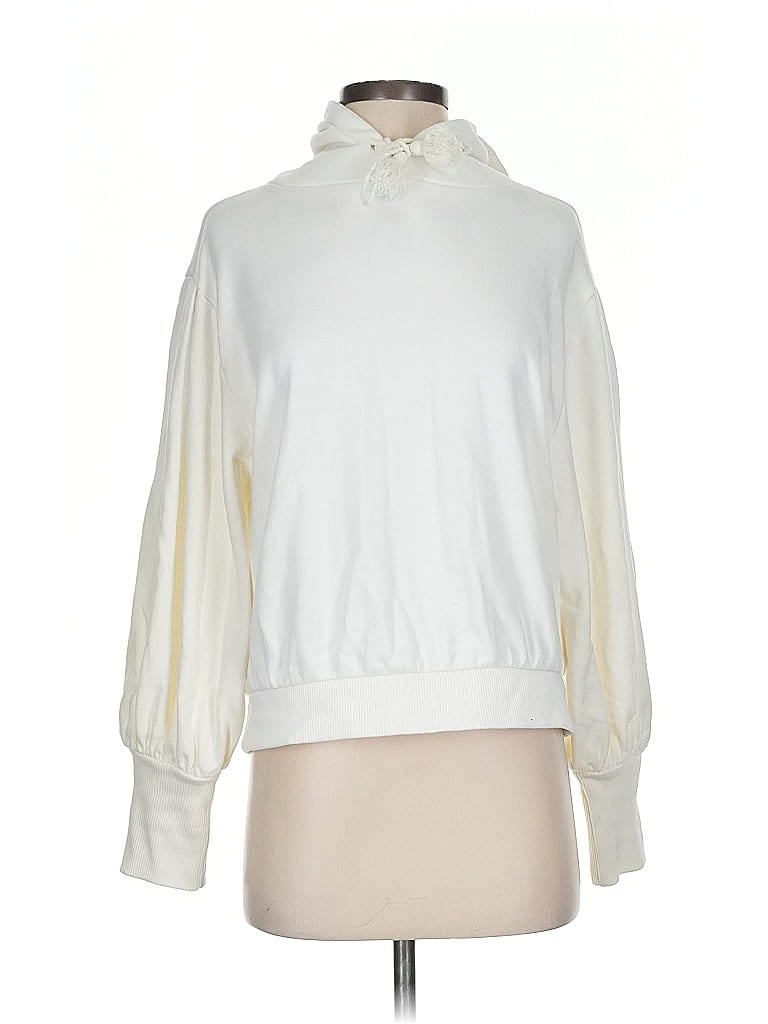 Pre-owned Express Pullover Hoodie In White