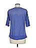 Balance Collection Blue 3/4 Sleeve Top Size M - photo 2
