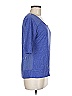 Balance Collection Blue 3/4 Sleeve Top Size M - photo 4