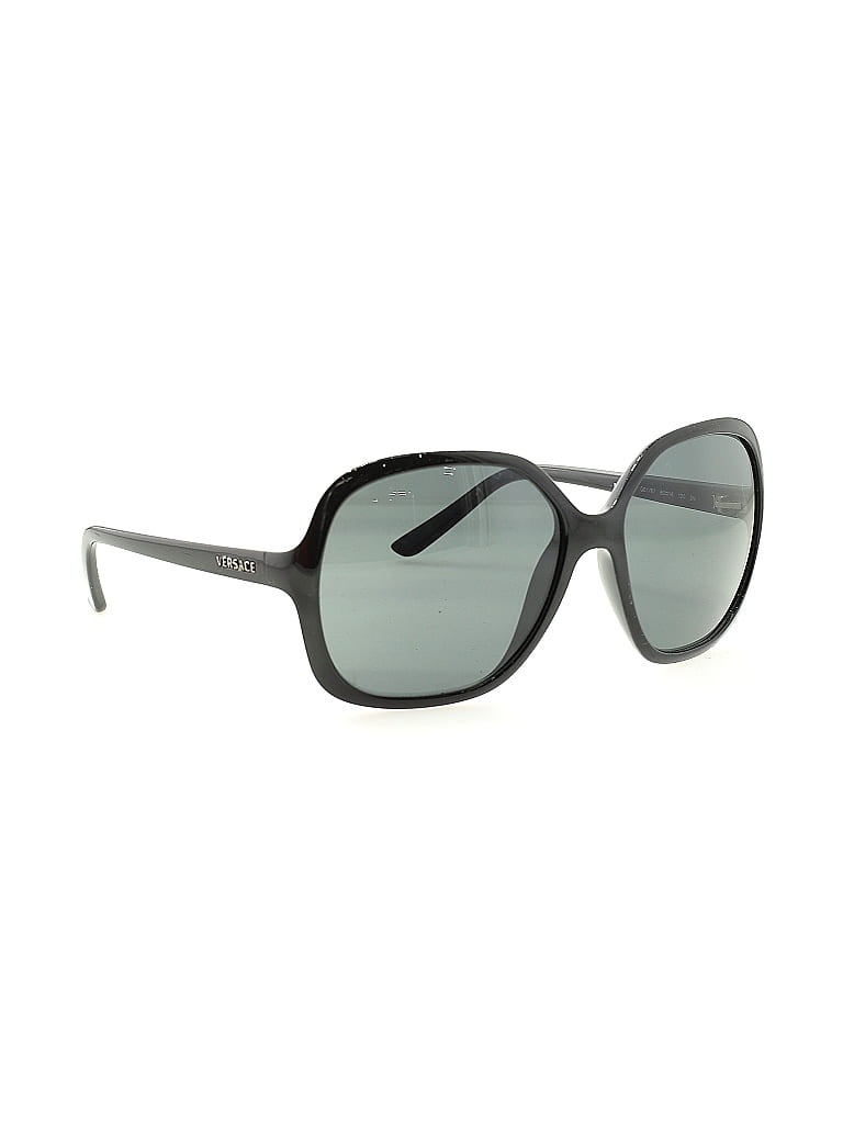 Versace Black Oversized Sunglasses One size - photo 1