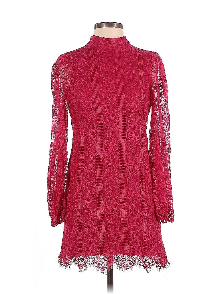 Pre-owned Maeve By Anthropologie Cocktail Dress In Burgundy