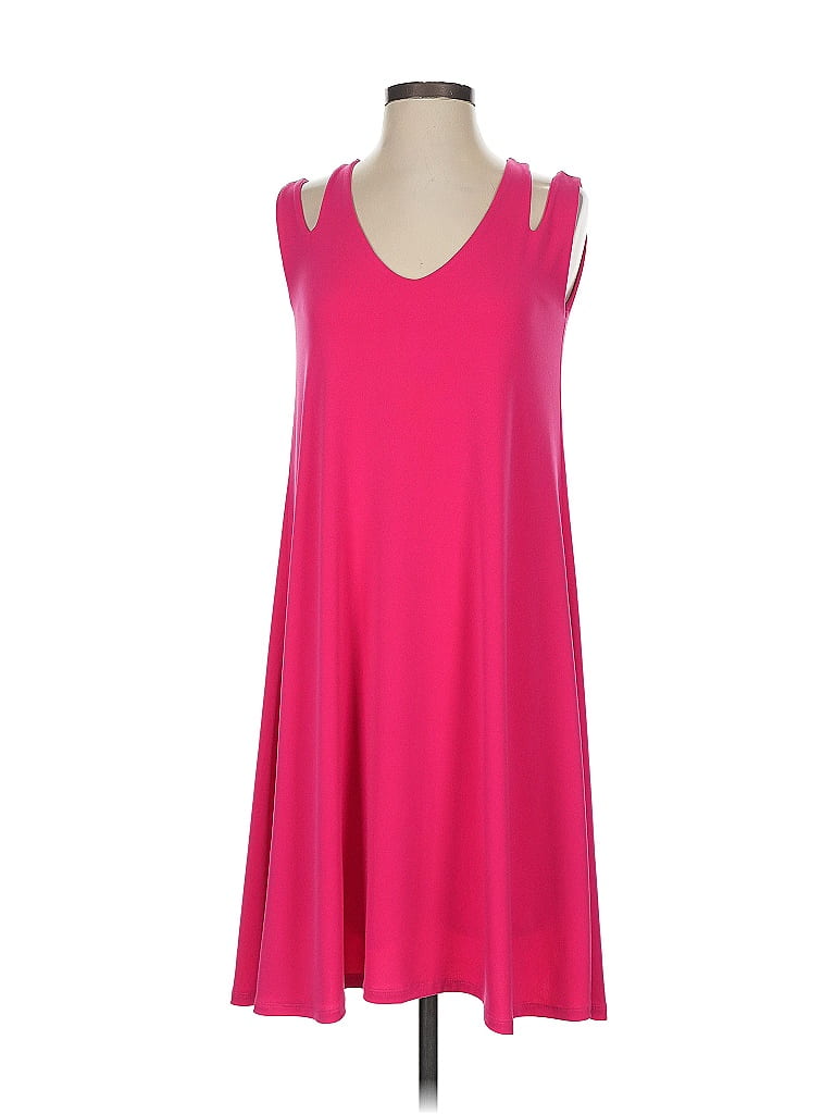Pre-owned Julian Chang Casual Dress In Pink