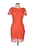 Gracia Orange Cocktail Dress Size M - photo 1