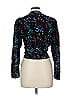 Tanya Taylor Floral Blue Black Long Sleeve Blouse Size 6 - photo 2