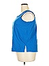 Woman Within 100% Cotton Blue Sleeveless Top Size 18 - photo 5