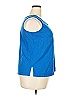 Woman Within 100% Cotton Blue Sleeveless Top Size 18 - photo 4