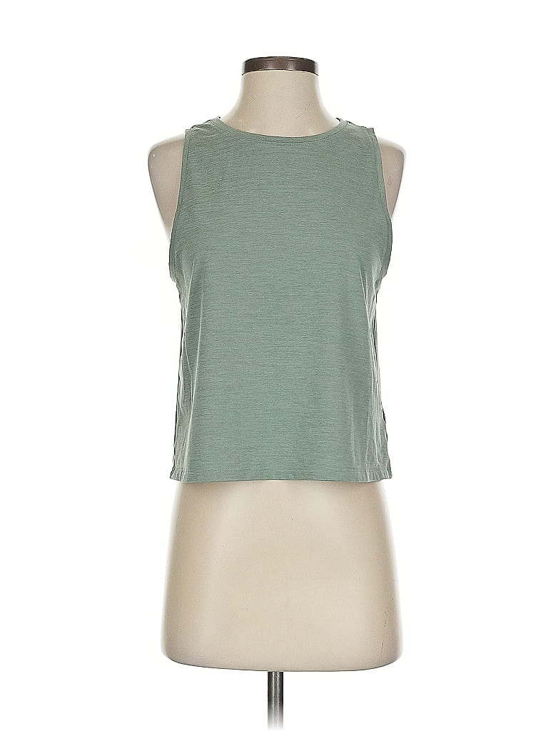 Gap Fit Green Sleeveless T-Shirt Size XS - photo 1