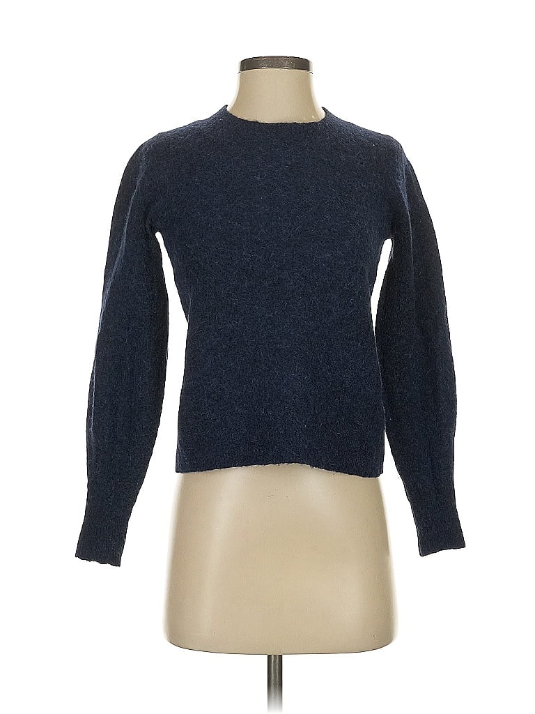 Pre-owned Banana Republic Wool Pullover Sweater In Blue