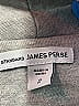 James Perse 100% Cotton Gray Blazer Size M - photo 6