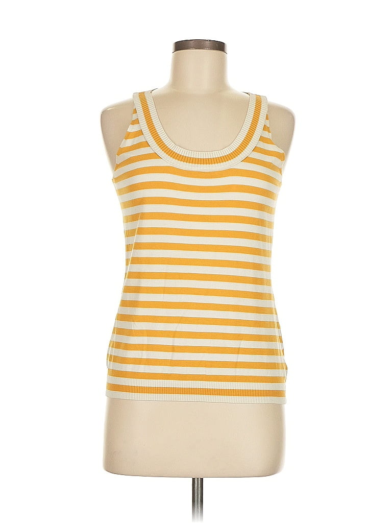 Akris Punto Yellow Orange Pullover Sweater Size 8 - photo 1