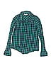 Jacadi Checkered-gingham Green Long Sleeve Button-Down Shirt 9-12 MO / 12 MO - photo 1