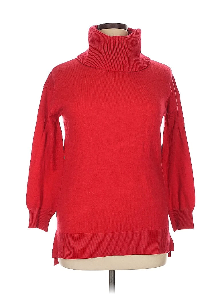Ann Taylor LOFT Red Turtleneck Sweater Size XL - photo 1