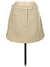 Mossman Solid Tan Faux Leather Skirt Size 8 - photo 1