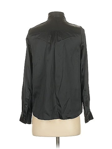 Iris & Ink Long Sleeve Silk Top (view 2)