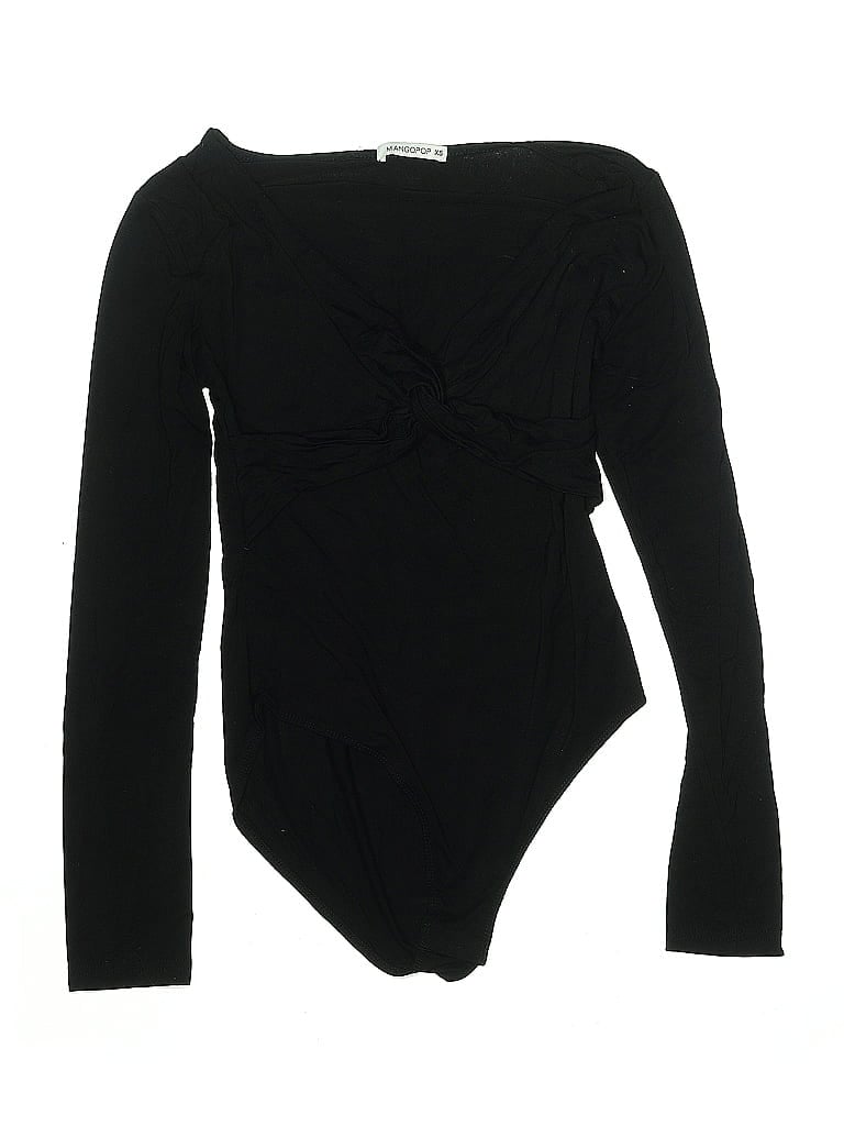 Pre-owned Mangopop Collection Bodysuit In Black