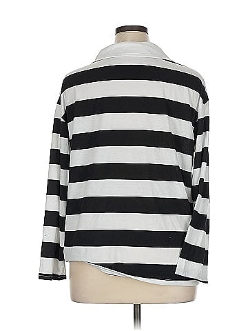 Shein Curve Long Sleeve Polo (view 2)
