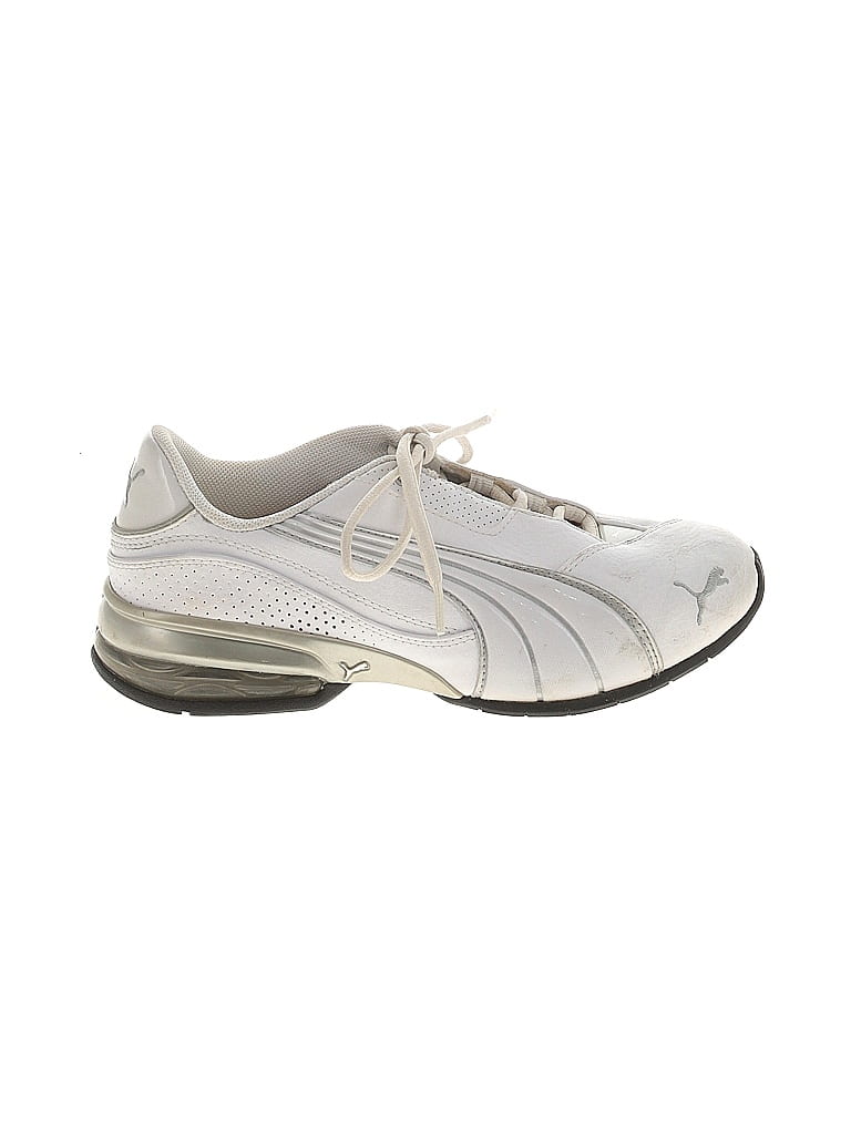 Puma White Sneakers Size 6 1/2 - photo 1