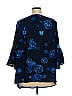 Johnny Was 100% Viscose Blue 3/4 Sleeve Blouse Size XL - photo 2