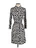 Donna Morgan Print Black Casual Dress Size 2 - photo 1