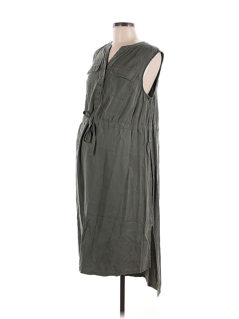 Liz Lange Maternity for Target 100% Lyocell Gray Casual Dress Size M - photo 1