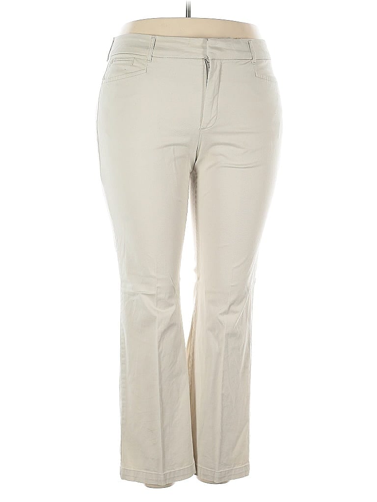 JM Collection Ivory Khakis Size 18 - photo 1