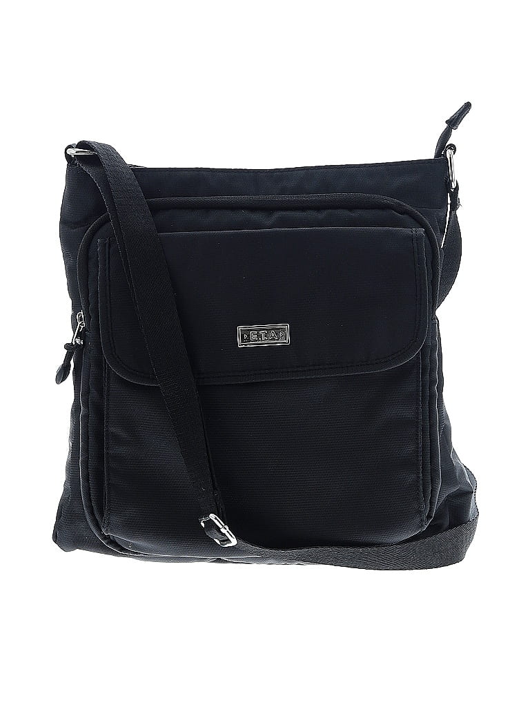 Assorted Brands 100% Polyester Black Crossbody Bag One size - photo 1