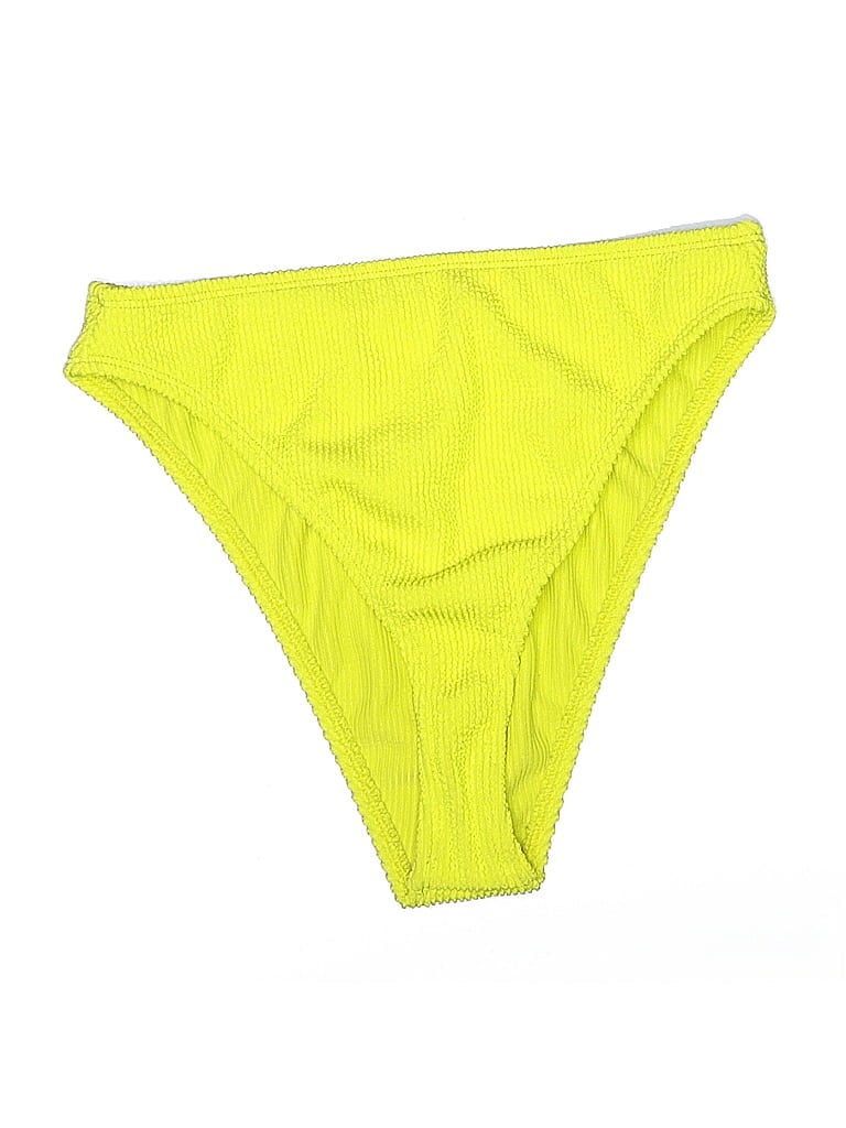 Click to view more detailed imagery on our partner's website Pre-owned Good American Swimsuit Bottoms In Yellow