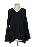 Les Copains Black Long Sleeve Blouse Size EU (IT) 46 / US 10 - photo 1