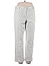 Amanda + Chelsea Stripes Gray Casual Pants Size 14 - photo 1