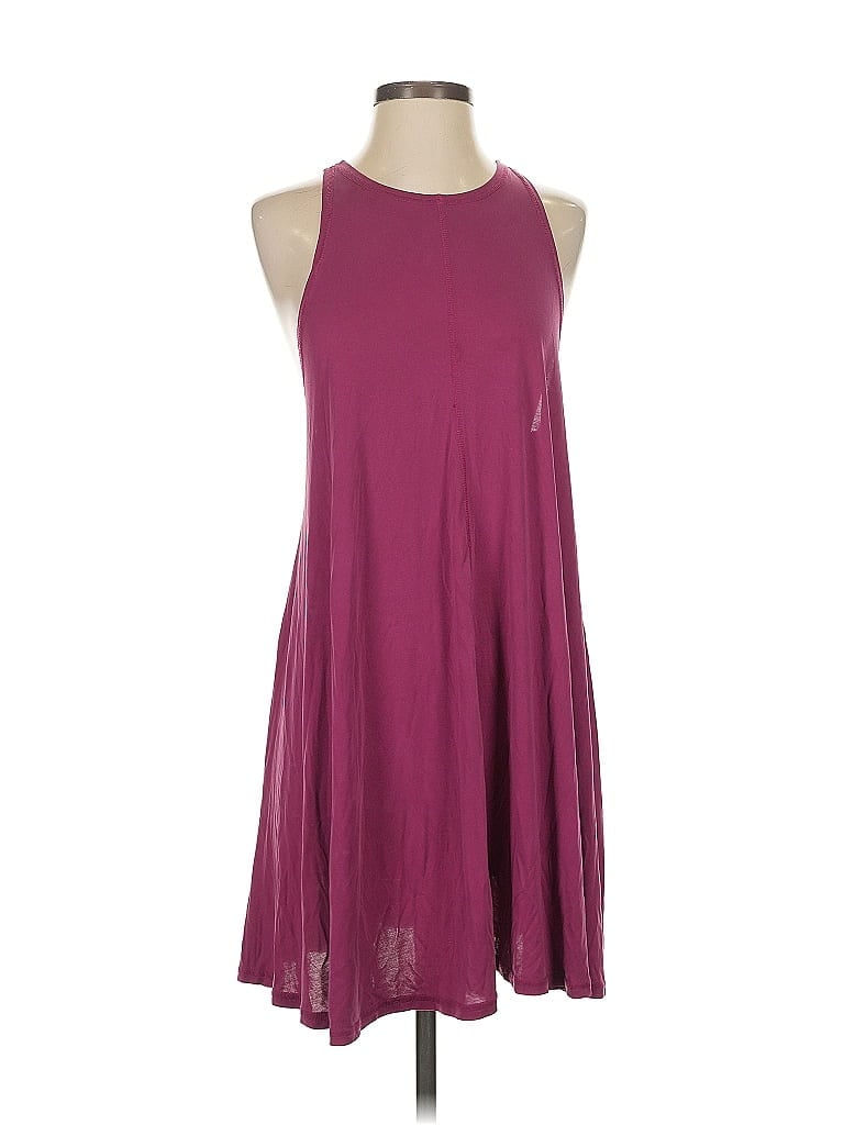 Pre-owned Silence And Noise Casual Dress In Burgundy
